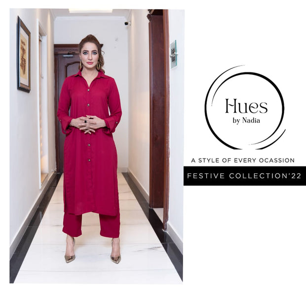 MAROON WAVE BY HUES - Hues