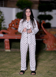 White polka PJ Set - Hues