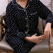 Black Contrast PJ Set - Hues